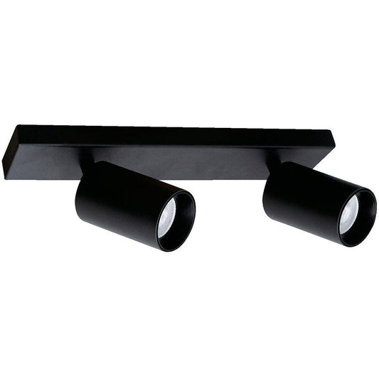Lámpara Techo Negro 2L Gu10 13W
