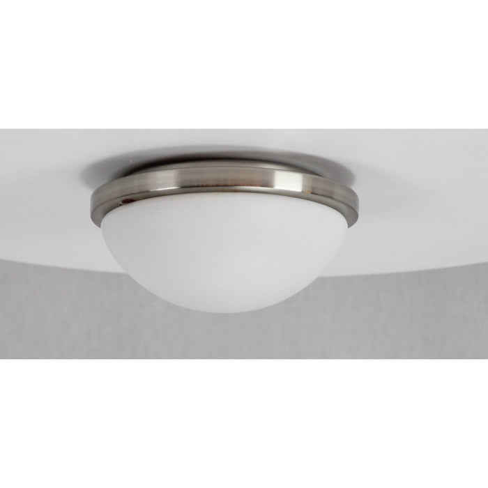 LAMP. TECHO NÍQUEL SATINADO 1L E27 60W