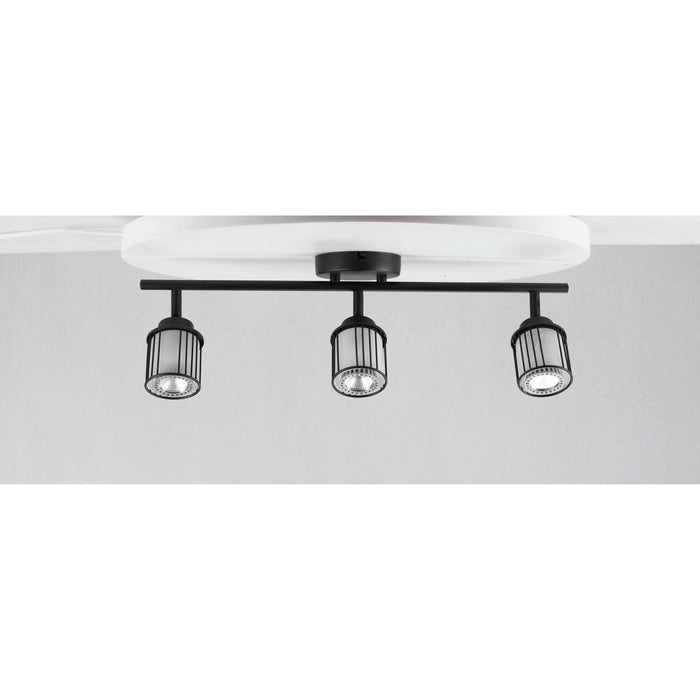 LAMP. TECHO BRONCE CEPILLADO 3L GU10 50W