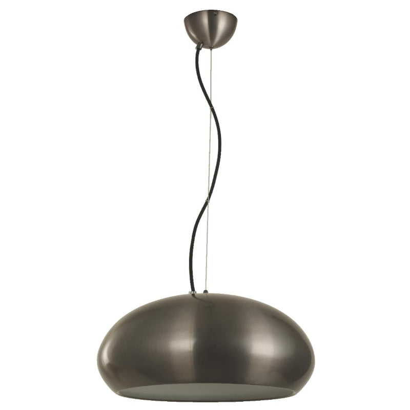 Lámpara Colgante Gris 3L E27 60W