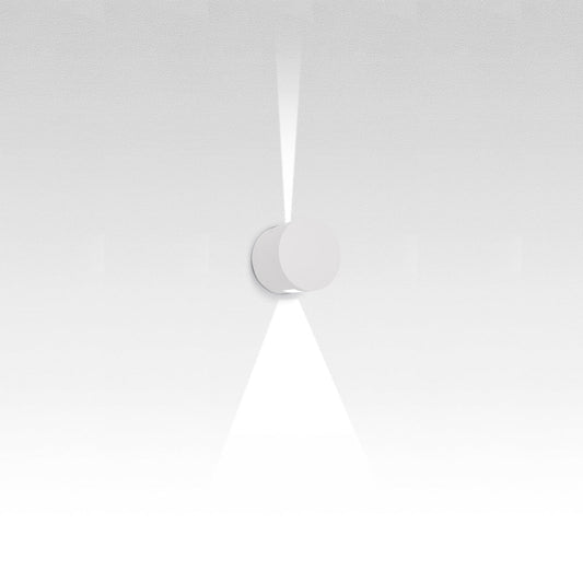 LAMP. EXT. LED PARED EFFETTO REDONDO BLANCO 2L 3.5W 3000K