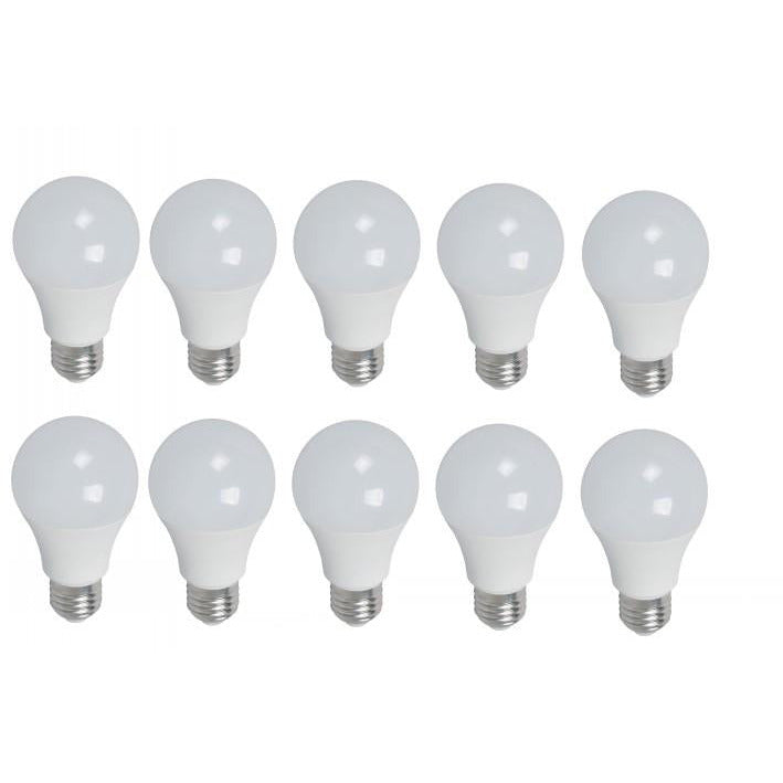 BOMBILLO LED A60 E27 9W 85-265V 6500K 10 PIEZAS