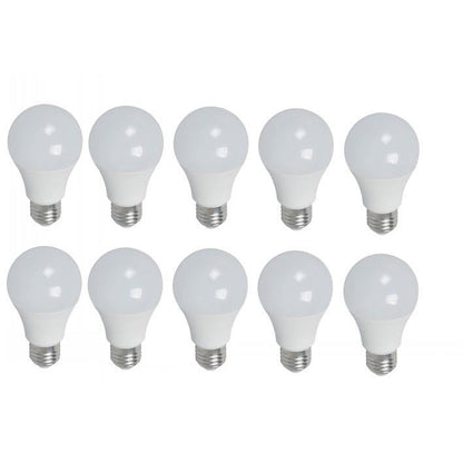 BOMBILLO LED A60 E27 9W 85-265V 6500K 10 PIEZAS