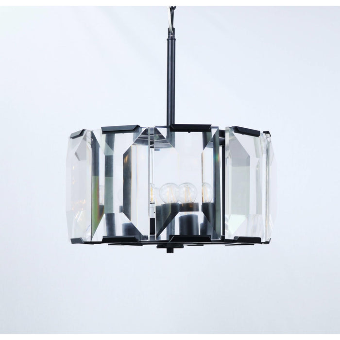 LAMP. COLGANTE NEGRO 6L E27 60W