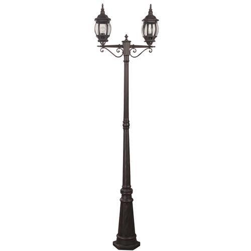 LAMP. EXT. POSTE OXIDO 2L E27 100W