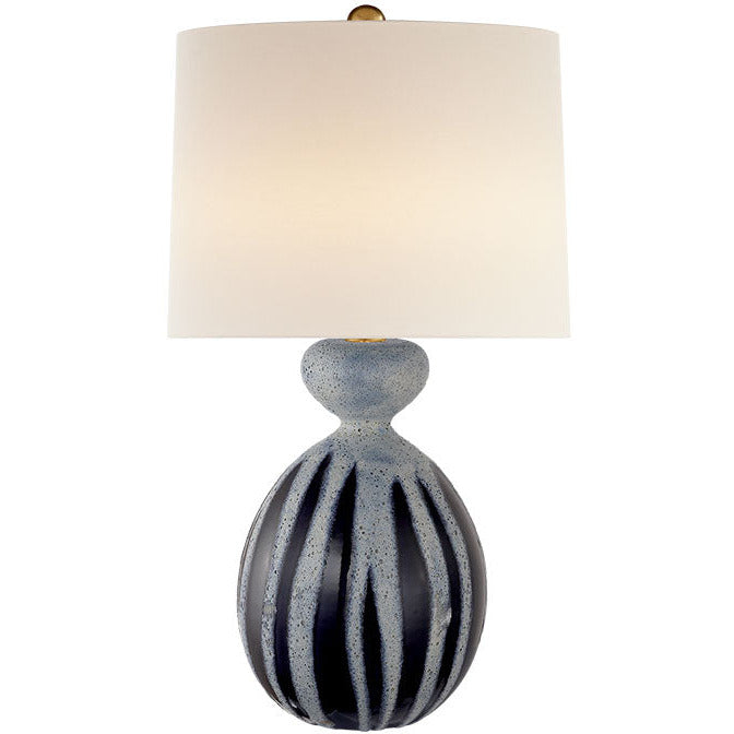 LAMP. MESA AERIN GANNET DRIZZELED COBALT 1L E26 150W