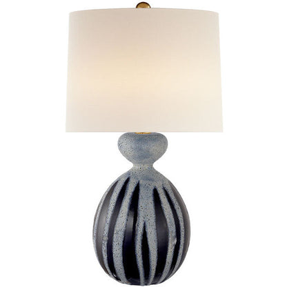 LAMP. MESA AERIN GANNET DRIZZELED COBALT 1L E26 150W