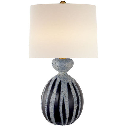 LAMP. MESA AERIN GANNET DRIZZELED COBALT 1L E26 150W