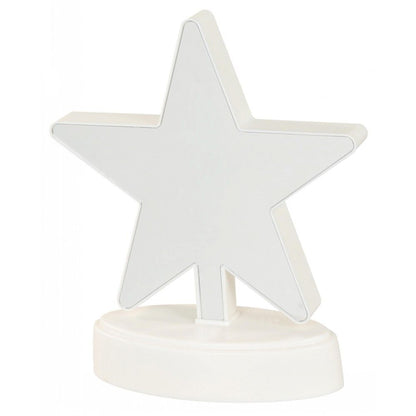 LAMP. LED DE MESA ESPEJO INFINITO ESTRELLA INFANTIL 4.5W BATERIA AA N/I