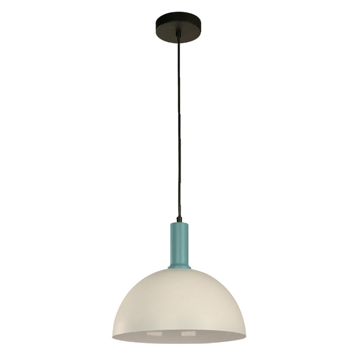 Lámpara Colgante Azul+Blanco 1L E27 40W