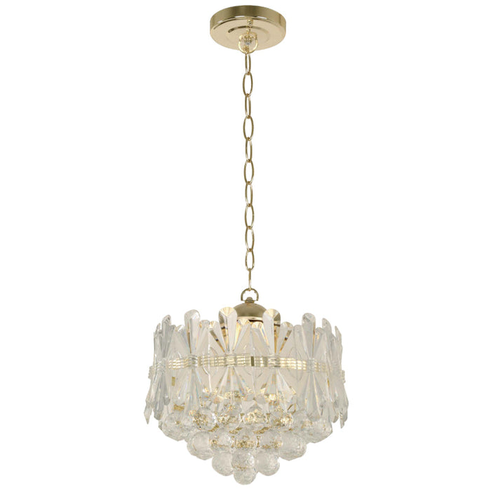 LAMP. COLGANTE BRONCE PULIDO 2L E27 60W