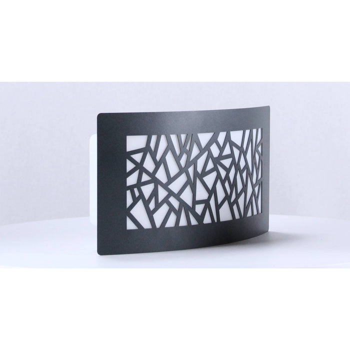 LAMP. EXT. PARED GRIS 1L E27 40W