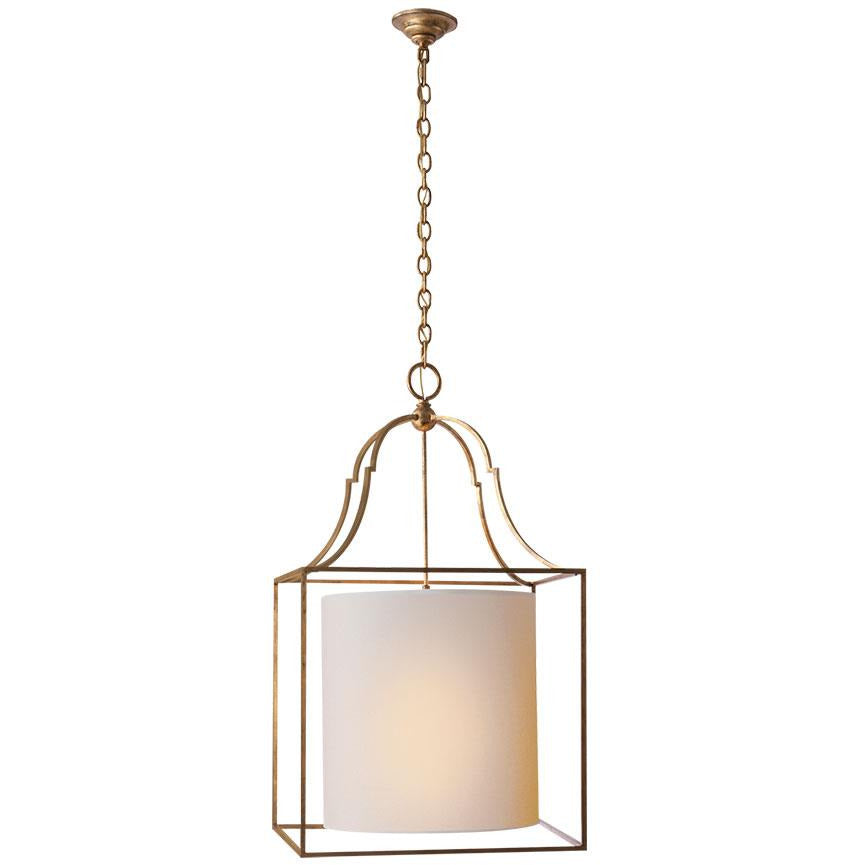 LAMP. COLGANTE GUSTAVIAN LANTERN DORADO 3L E26 40W