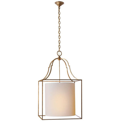LAMP. COLGANTE GUSTAVIAN LANTERN DORADO 3L E26 40W