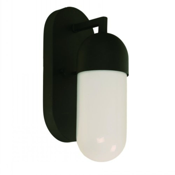 LAMP. EXT. DE PARED NEGRO 1L E27 10W
