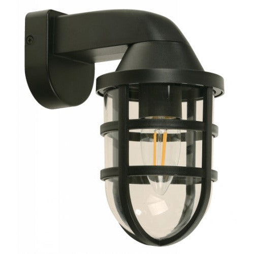 LAMP. EXT. PARED NEGRO 1L E27 10W