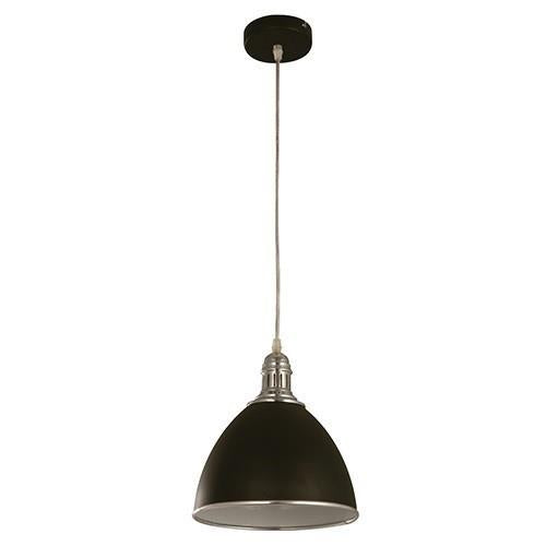 LAMP. COLGANTE NEGRO 1L E27 60W