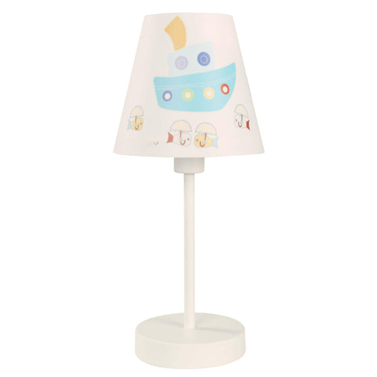 LAMP. DE MESA BLANCO Y MULTICOLOR KIDDY 1L E14 9W