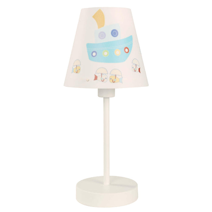 LAMP. DE MESA BLANCO Y MULTICOLOR KIDDY 1L E14 9W