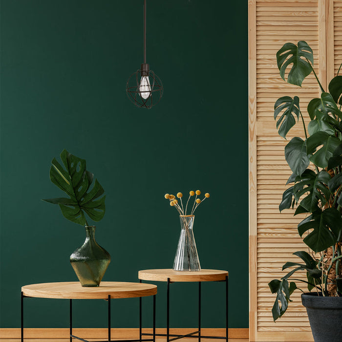 LAMP. TECHO CHOCOLATE 1L E27 60W