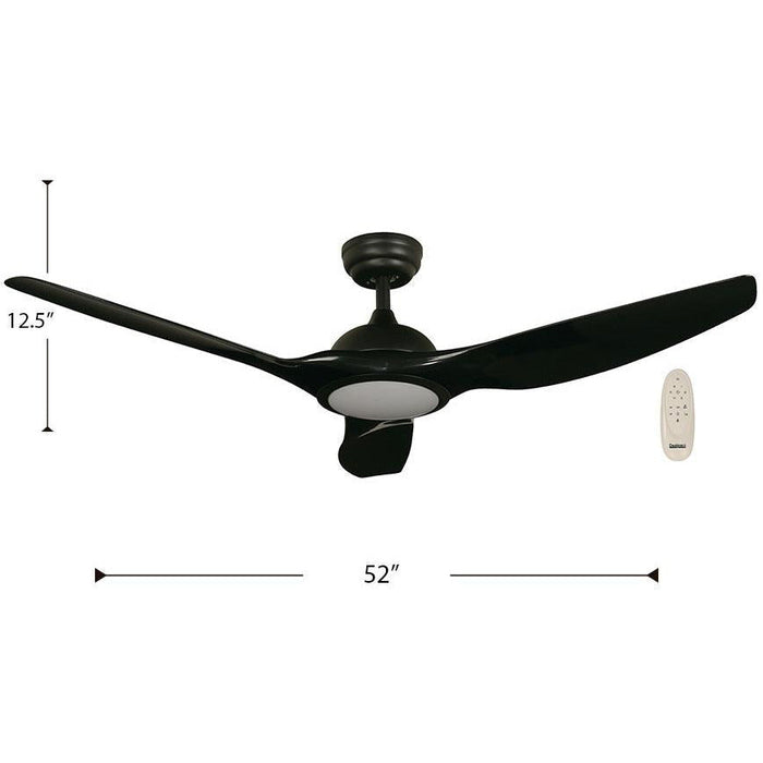 VENTILADOR LED TECHO 52