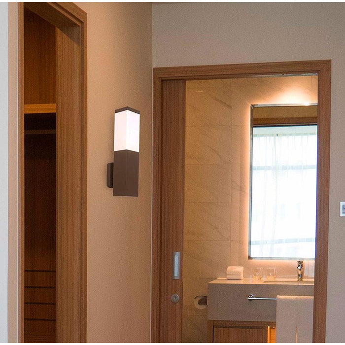 LAMP. EXT. PARED CHOCOLATE 1L E27 40W
