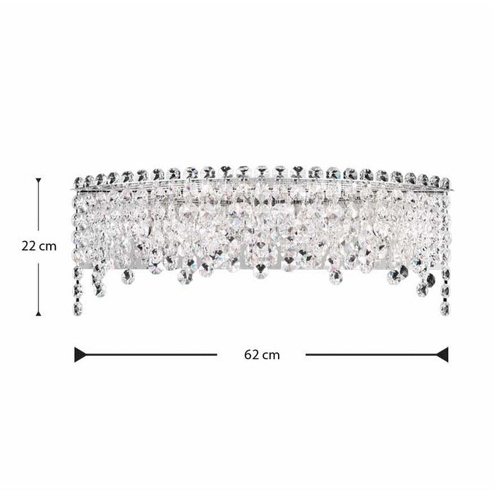 LAMP. PARED CRISTAL CHANTANT 4L