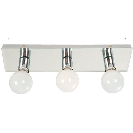 LAMP. PARED CROMO 3L E27 60W