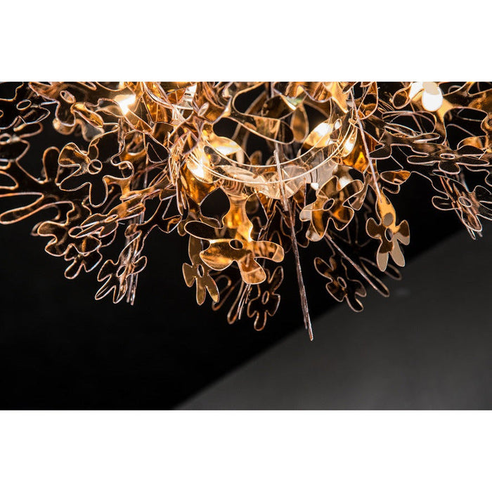 LAMP. MINI COLGANTE FIORELLA COBRE 1L E27 12W
