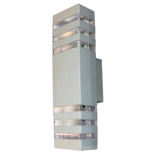 Lámpara Exterior  Pared Gris 2L E27 25W