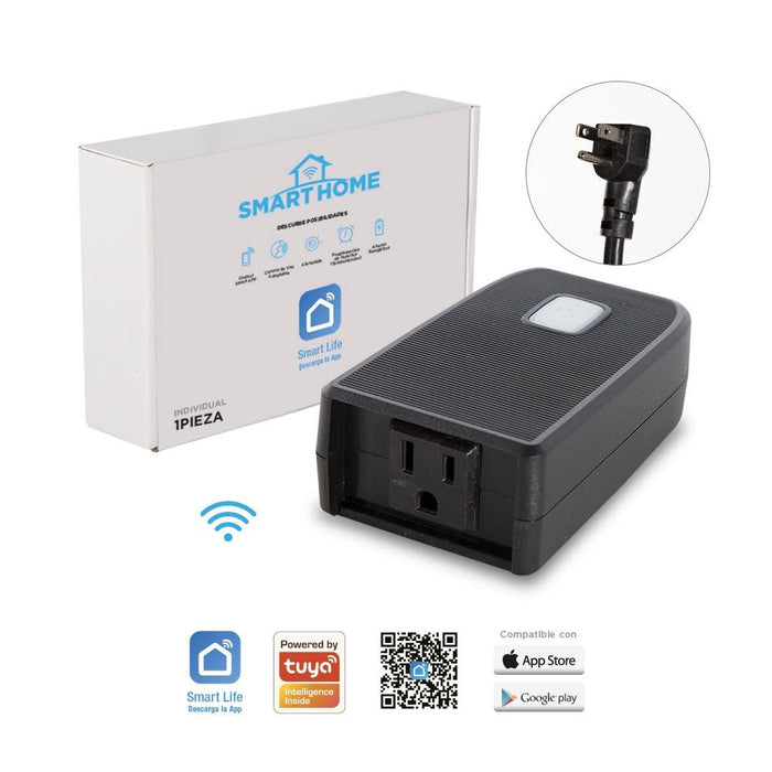 ENCHUFE INTELIGENTE NEGRO 120V