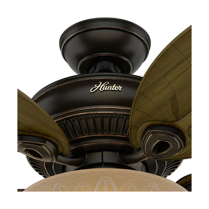 VENTILADOR DE TECHO GRAND CAYMAN BRONCE DC 54" 2L E12 60W