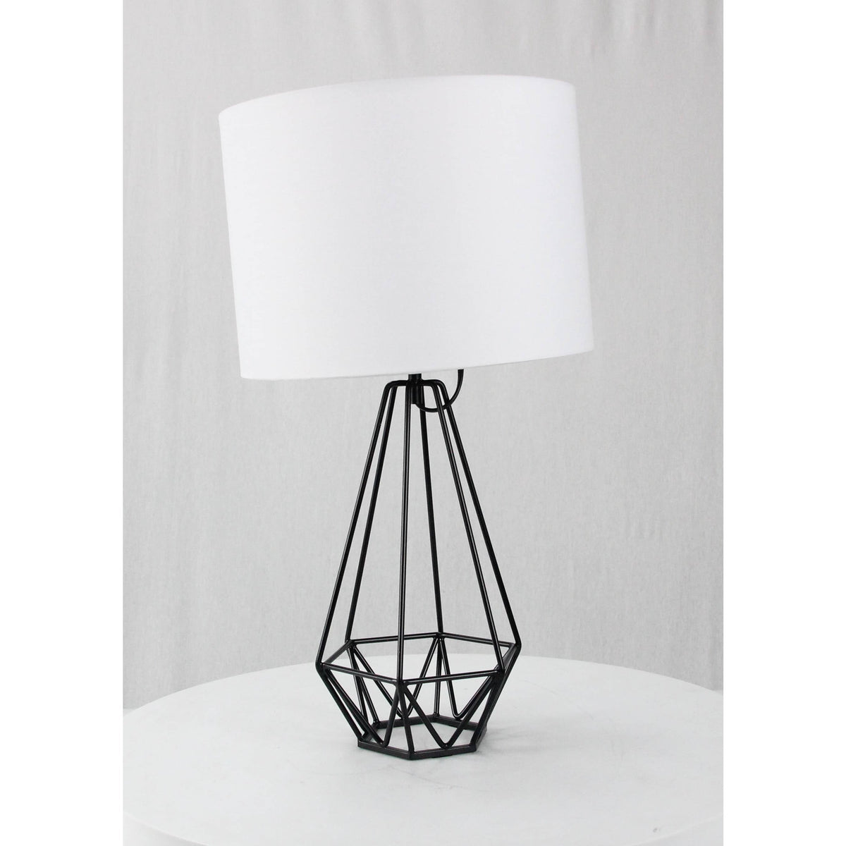 Lámpara Mesa Negro 1L E26 60W
