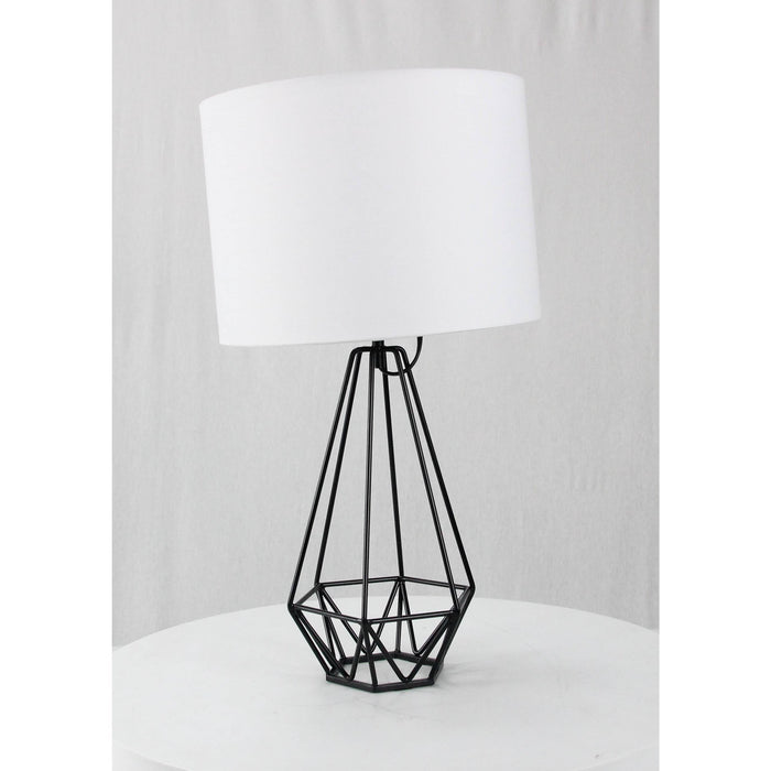 Lámpara Mesa Negro 1L E26 60W