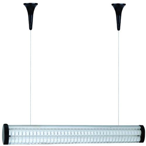 LAMP. TECHO PLATEADO 2L G13 32W (TUBOS T8 6400K INCLUIDOS)
