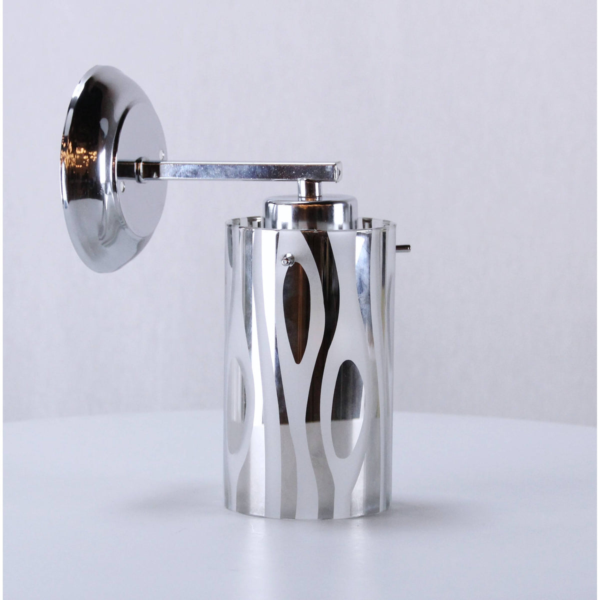 LAMP. PARED CROMO 1L E27 60W