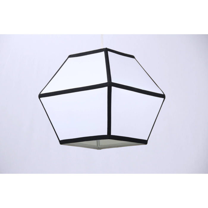 LAMP. COLGANTE CROMO 1L E27 60W