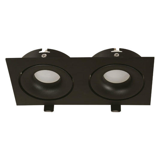 Lámpara Techo Negro 2L Gu10 50W