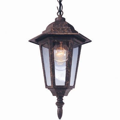 LAMP. EXT. COLGANTE OXIDO 1L E27 100W (CONVERTIBLE)