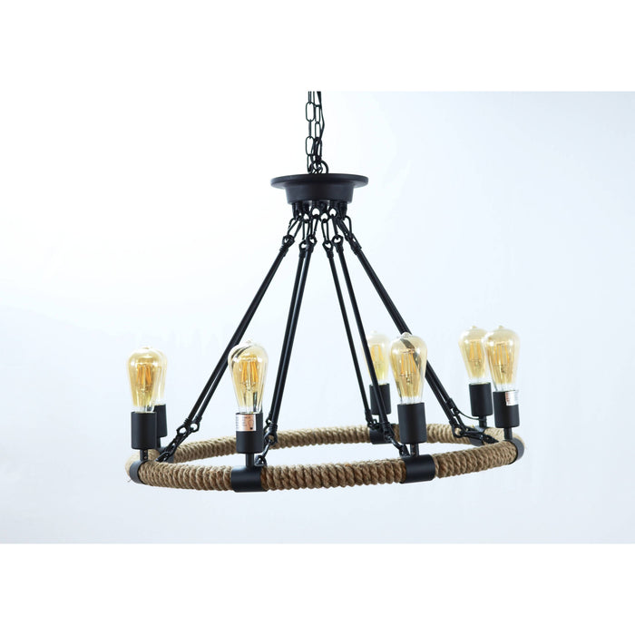 LAMP. COLGANTE BRONCE 8L E27 60W