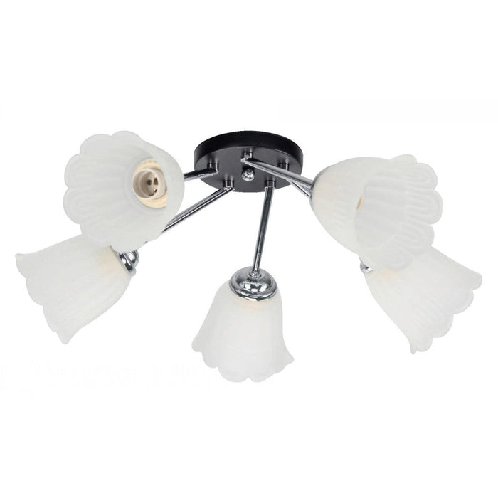 LAMP. TECHO NEGRO 5L E27 40W