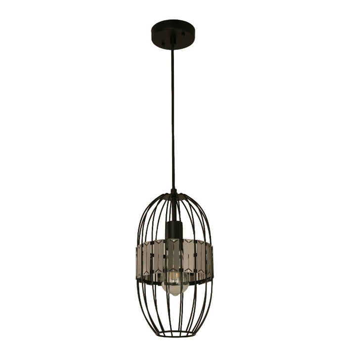 Lámpara Colgante Negro 1L E27 40W
