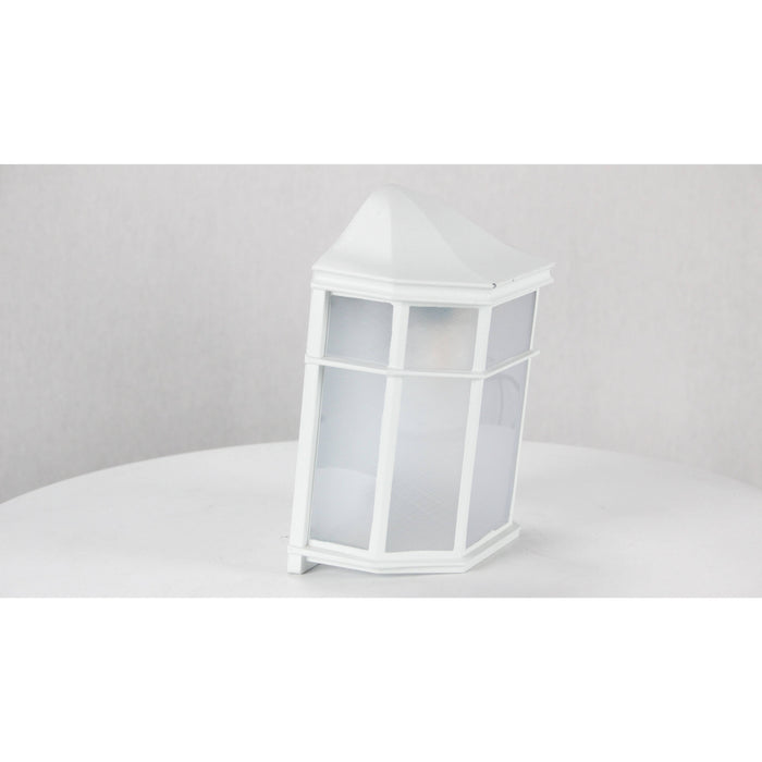 LAMP. EXT. PARED BLANCO 1L E27 60W