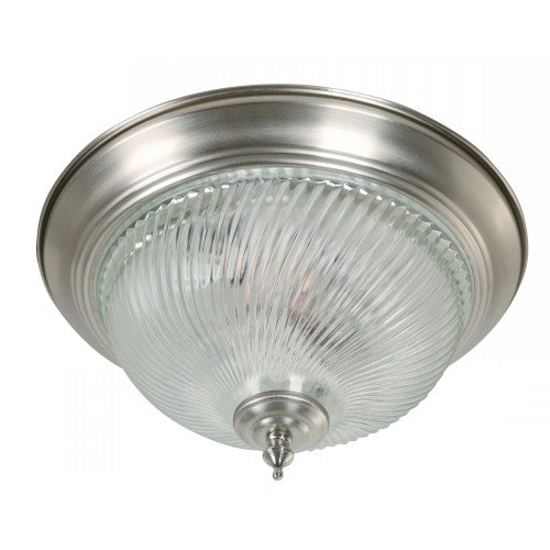 LAMP. TECHO NÍQUEL SATINADO 2L E27 60W