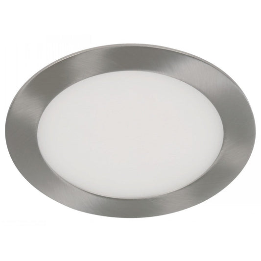 LAMP. LED TECHO NÍQUEL SATINADO 1L 12W 100-240V 4000K