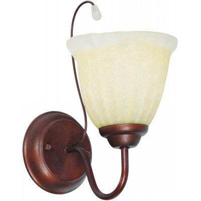 LAMP. PARED CHOCOLATE 1L E27 60W