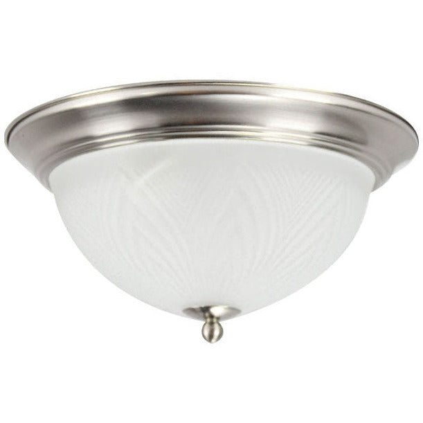 LAMP. TECHO NIQUEL SATINADO 2L E27 60W