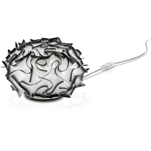 LAMP. MESA VELI CHARCOAL BLANCO Y NEGRO 1L E14 11W
