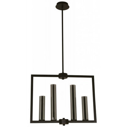 LAMP. COLGANTE NEGRO 4L E27 40W