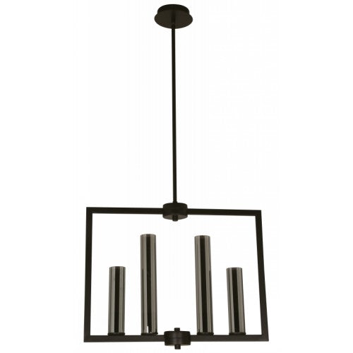LAMP. COLGANTE NEGRO 4L E27 40W
